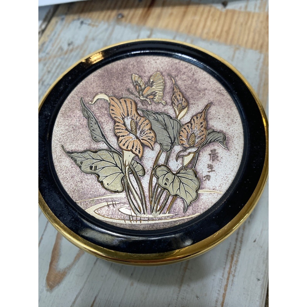Vintage ART OF CHOKIN Trinket Box JAPAN (CTB721)